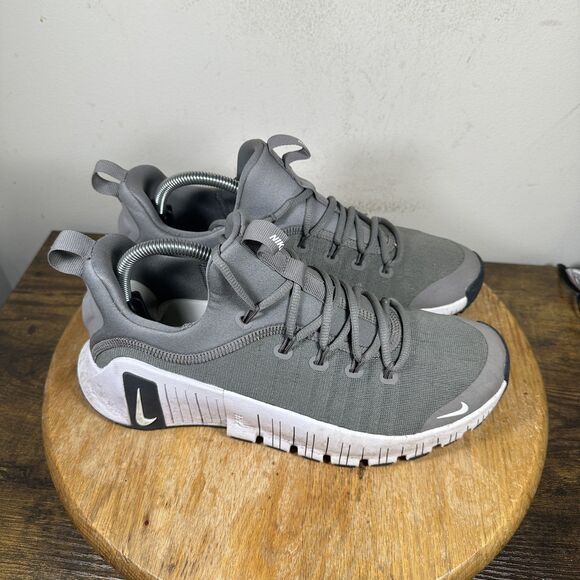 Nike Free Metcon 5 Shoes Mens Size 9 Gray White Training CrossFit FJ7127-002 - Picture 1 of 8